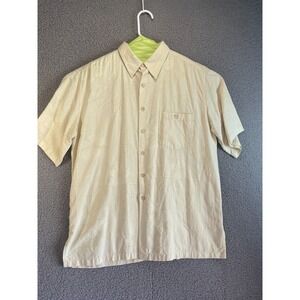 Kona Kai Shirt Mens‎ L Casual Polo  Tan
